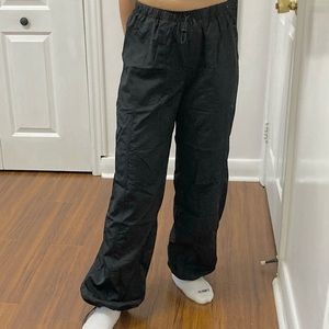 Bluenotes Black Parachute Pants
